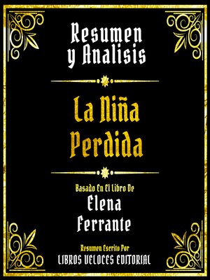 cover image of Resumen Y Analisis--La Niña Perdida